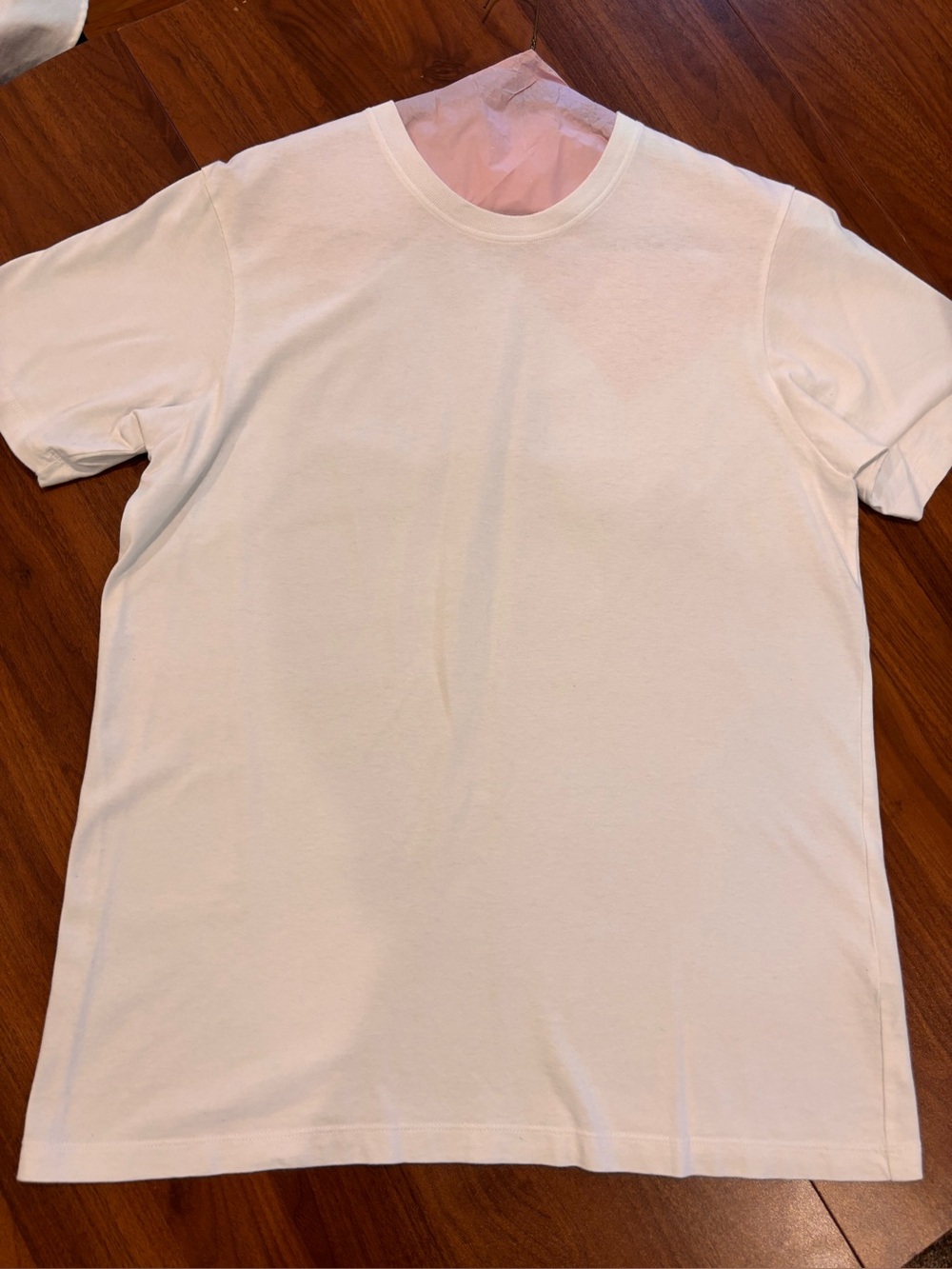 FRAME White Crewneck T-Shirt SZ L